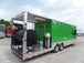 8.5' x 30' Concession Food Trailer Lime Green BBQ Catering