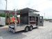 8.5' x 18' Concession Food Trailer Charcoal Grey