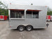 8.5' x 14' Concession Trailer Silver Food Event Catering