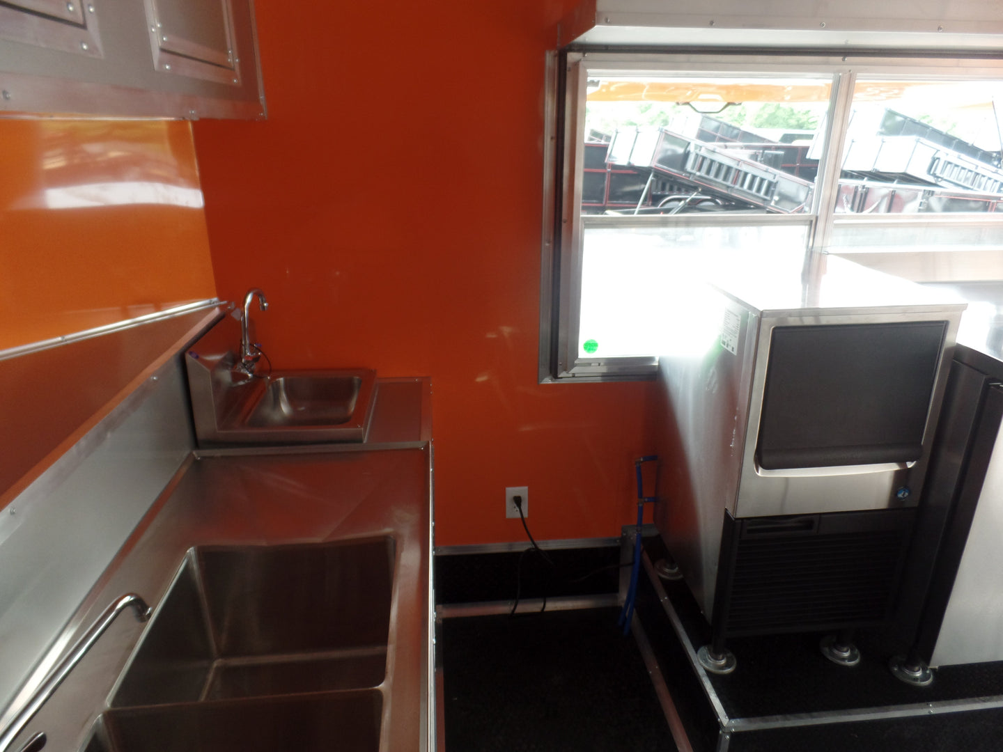 8.5' x 14' Concession Trailer Silver Food Event Catering