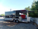 8.5' x 24' Concession Food Trailer Black Event Catering