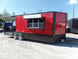 8.5x22 Red Pizza Event Concession Food Trailer