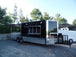 8.5' x 24' Concession Food Trailer Black Event Catering