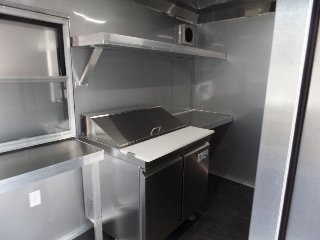 8.5' x 24' Cobalt Blue Concession Food Trailer With Appliances