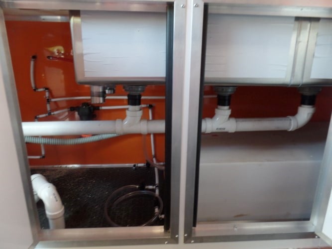 8.5' x 47' Concession Food Trailer Silver Frost With Appliances