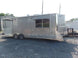 8.5' x 24' Concession Trailer Silver Frost BBQ Event Catering
