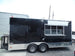 8.5' x 18' Concession Food Trailer Black Event Catering