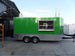 8.5' x 16' Lime Green Concession Food Catering Trailer