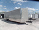 8.5' x 30' Dove Grey Concession Food Trailer