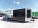 8.5' x 20' BBQ Black Porch Style Concession Trailer