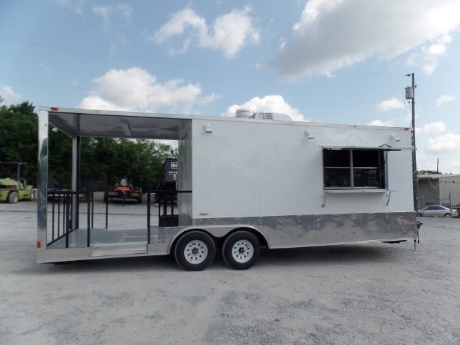 8.5' x 24' Concession Food Trailer