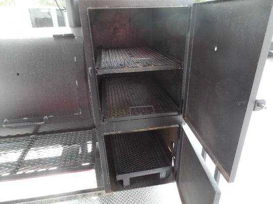 8.5' x 26' Red And Black Concession BBQ Food Trailer With Appliances - SLE Equipment - 2