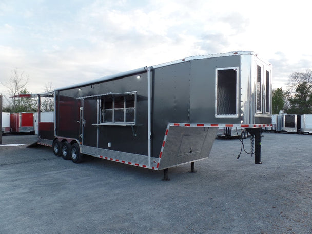 8.5' x 36' Concession Food Goose-neck Trailer