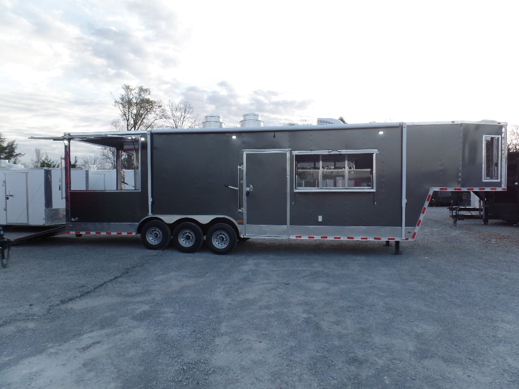 8.5' x 36' Concession Food Goose-neck Trailer