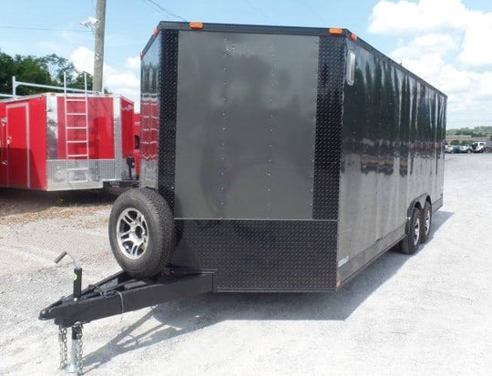 Enclosed Trailer 8.5' X 20' Charcoal Grey Storage - SLE Equipment - 2