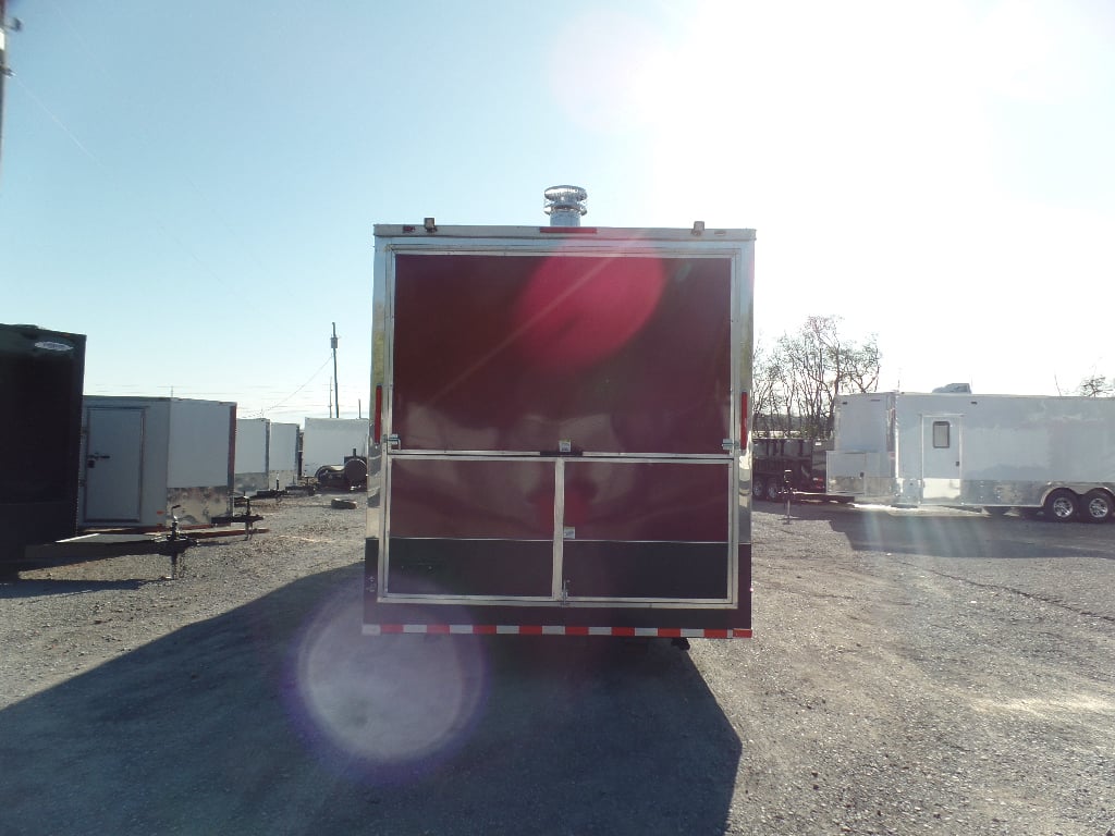 8.5' x 40' Gooseneck Concession Food Trailer With Appliances