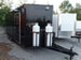 8.5' x 18' Black Concession Food Event Catering Trailer