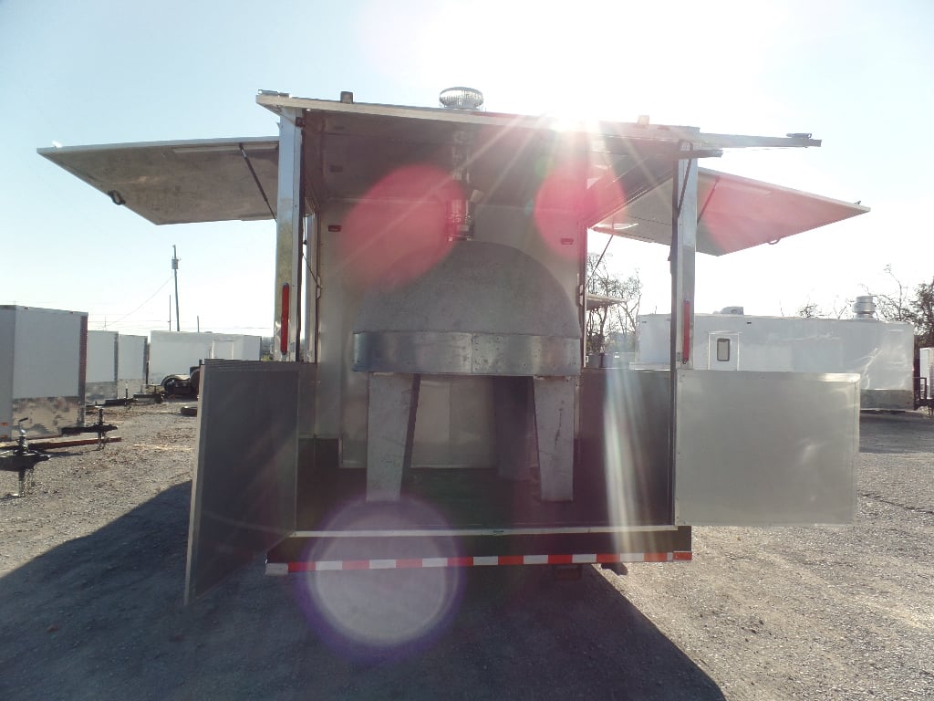 8.5' x 40' Gooseneck Concession Food Trailer With Appliances