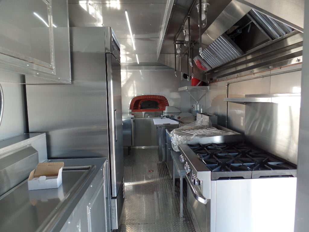 8.5' x 40' Gooseneck Concession Food Trailer With Appliances