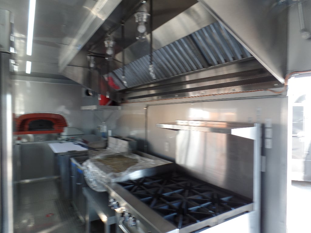 8.5' x 40' Gooseneck Concession Food Trailer With Appliances