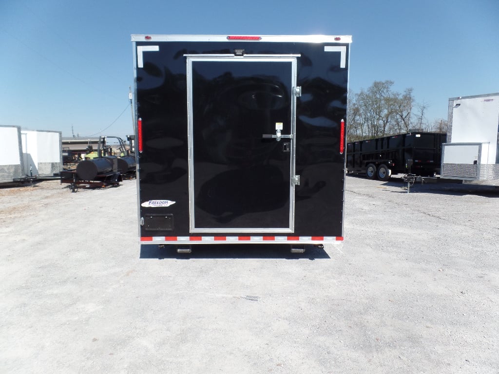 8.5' x 24' Black Concession Food Trailer