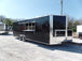 8.5' x 24' Black Concession Food Trailer