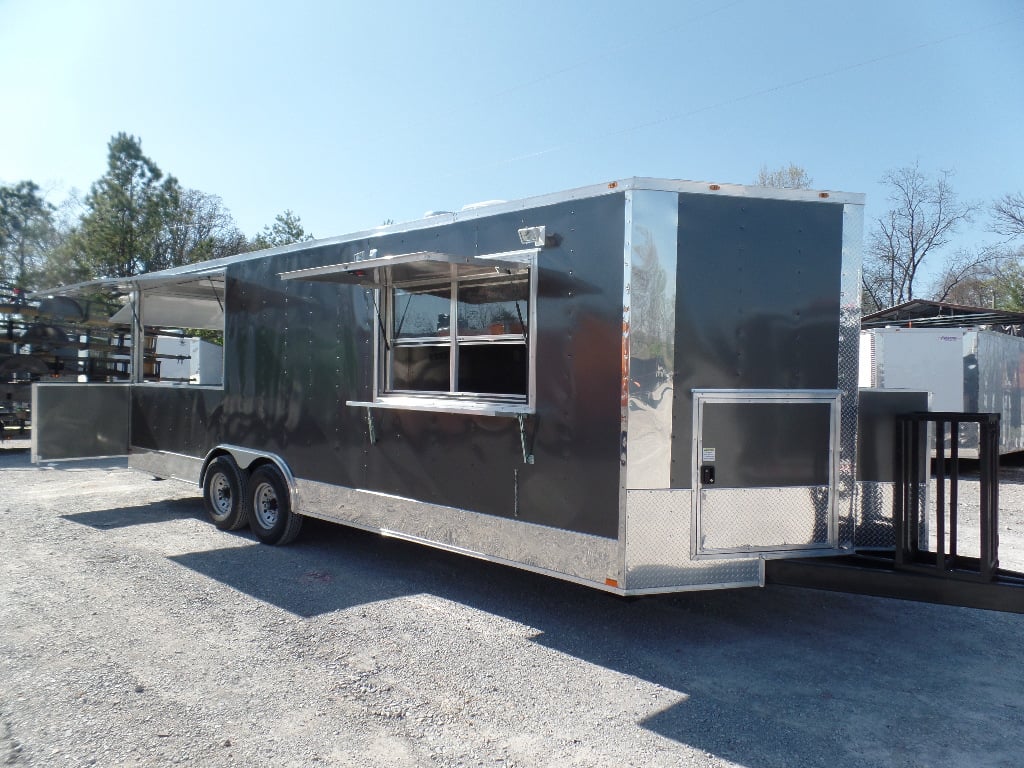 8.5' x 24' Concession Food Vending Trailer