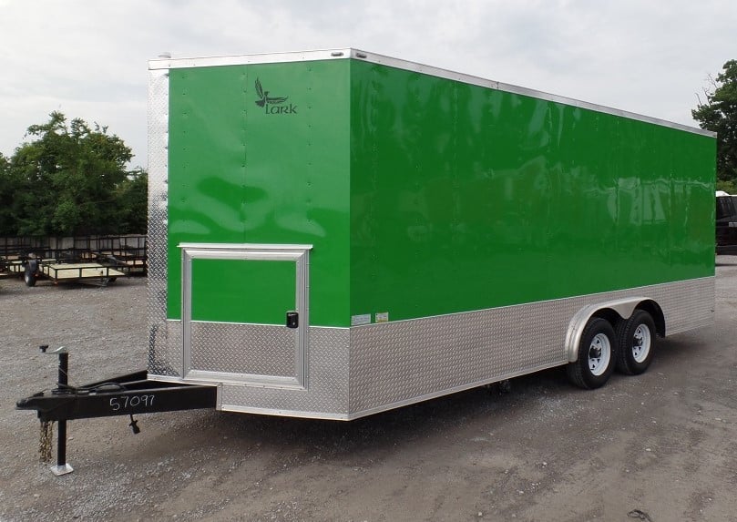 8.5' x 14' Concession Food Trailer Lime Event Catering