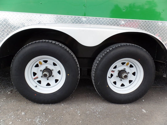 8.5' x 14' Concession Food Trailer Lime Event Catering