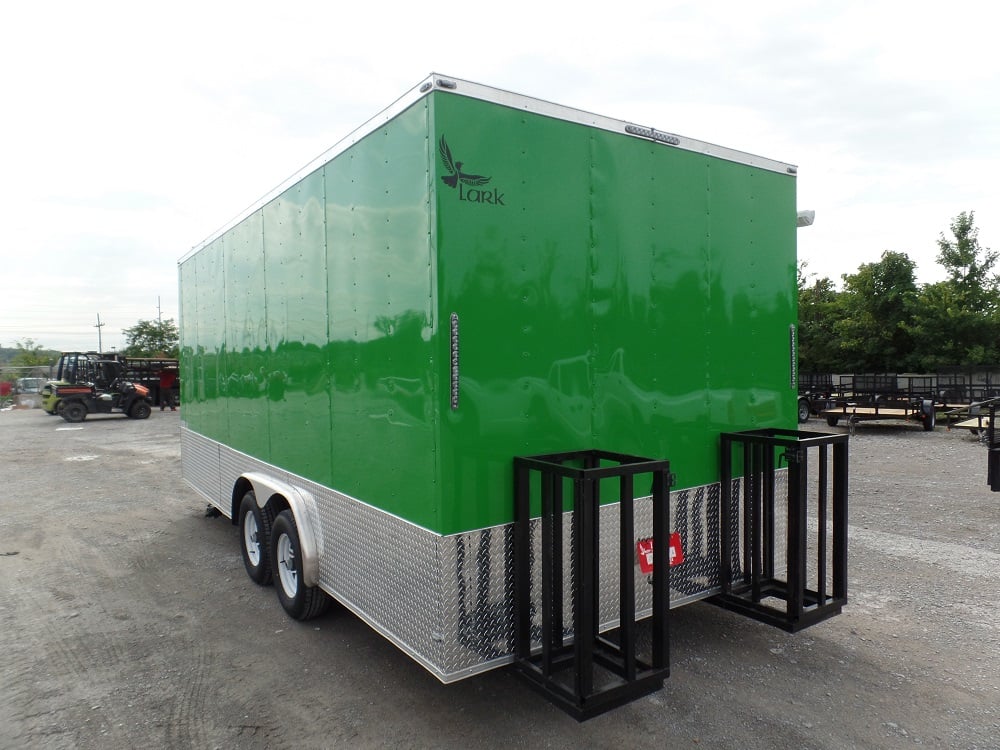 8.5' x 14' Concession Food Trailer Lime Event Catering