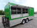 8.5' x 14' Concession Food Trailer Lime Event Catering