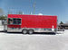 8.5' x 24' Red Concession Food Trailer