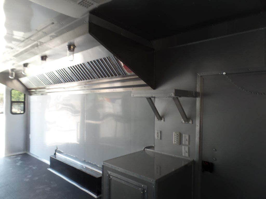 8.5' x 24' Red Concession Food Trailer