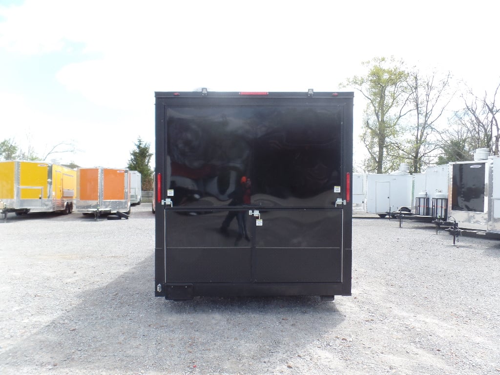 8.5' x 22' Black Out Concession Food Trailer