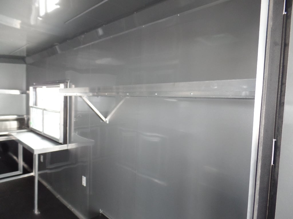 8.5' x 22' Black Out Concession Food Trailer