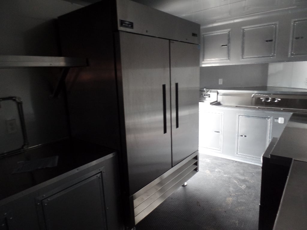 8.5' x 30' Concession Food Dove Grey Trailer With Appliances