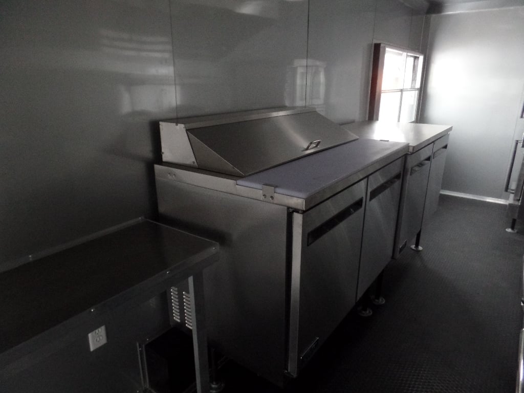 8.5' x 30' Concession Food Dove Grey Trailer With Appliances