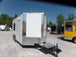 8.5' x 16' White Concession Food Ice Cream Trailer