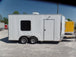 8.5' x 16' White Concession Food Ice Cream Trailer