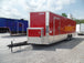 8.5' x 24' Concession Food Red Trailer