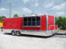 8.5' x 24' Concession Food Red Trailer