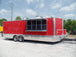 8.5' x 24' Concession Food Red Trailer