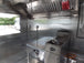 8.5' x 16' Black Flat Front Concession Food Trailer With Appliances