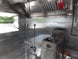 8.5' x 16' Black Flat Front Concession Food Trailer With Appliances