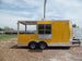 8.5' x 16' Yellow Concession Food Catering Event Trailer