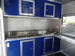 8.5' x 30' Goose-neck Cobalt Blue Food Concession Trailer