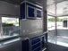 8.5' x 30' Goose-neck Cobalt Blue Food Concession Trailer