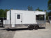 8.5' x 18' Concession White Event Food Catering Trailer