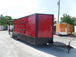 8.5' x 26' Red BBQ Event Catering Concession Food Trailer