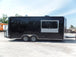 8.5' x 20' Black Concession Food Trailer With Appliances